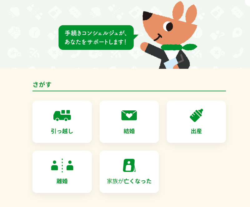 手続きナビトップページ